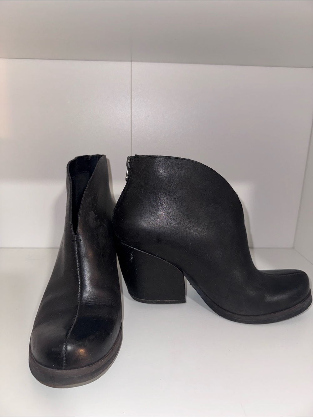 Kork-Ease Gemini Black Ankle Boots